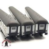 ♻️ AC 3x Ade vagones pasajeros DB clases 1-2 Silver H0 escala 1:87 E17
