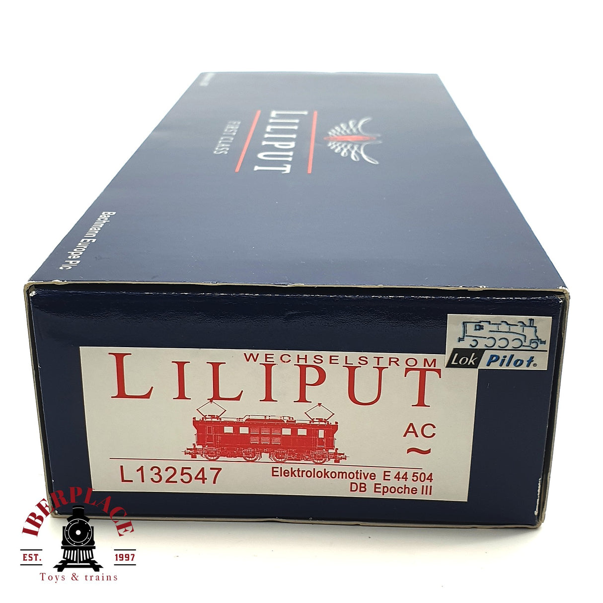 ♻️ AC Liliput L132547 Locomotora E44 504 DB Ep III H0 escala 1:87 E17