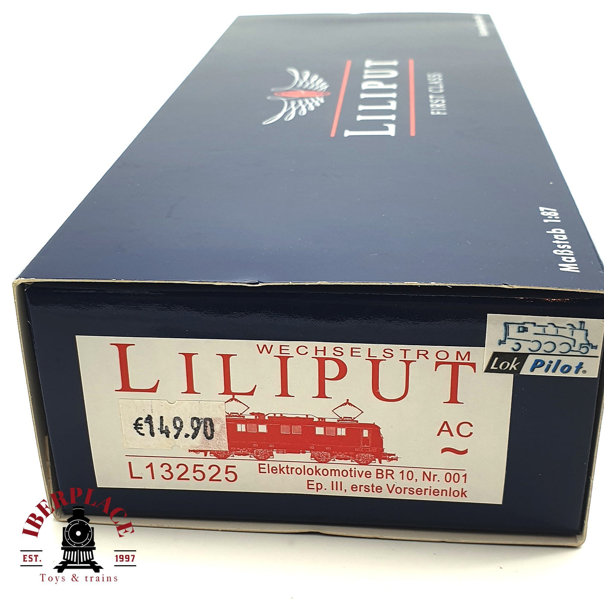 ♻️ AC Liliput L132525 Locomotora BR 10 001 DB Ep III H0 escala 1:87 E17