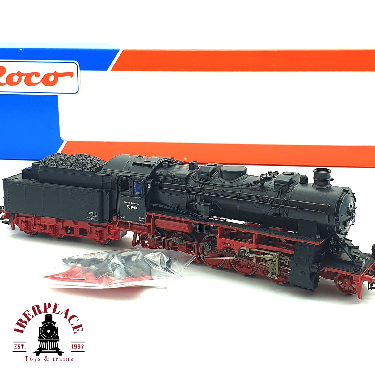 ♻️ AC Roco 43326 Locomotora BR 58 1919 DB  H0 escala 1:87 E17