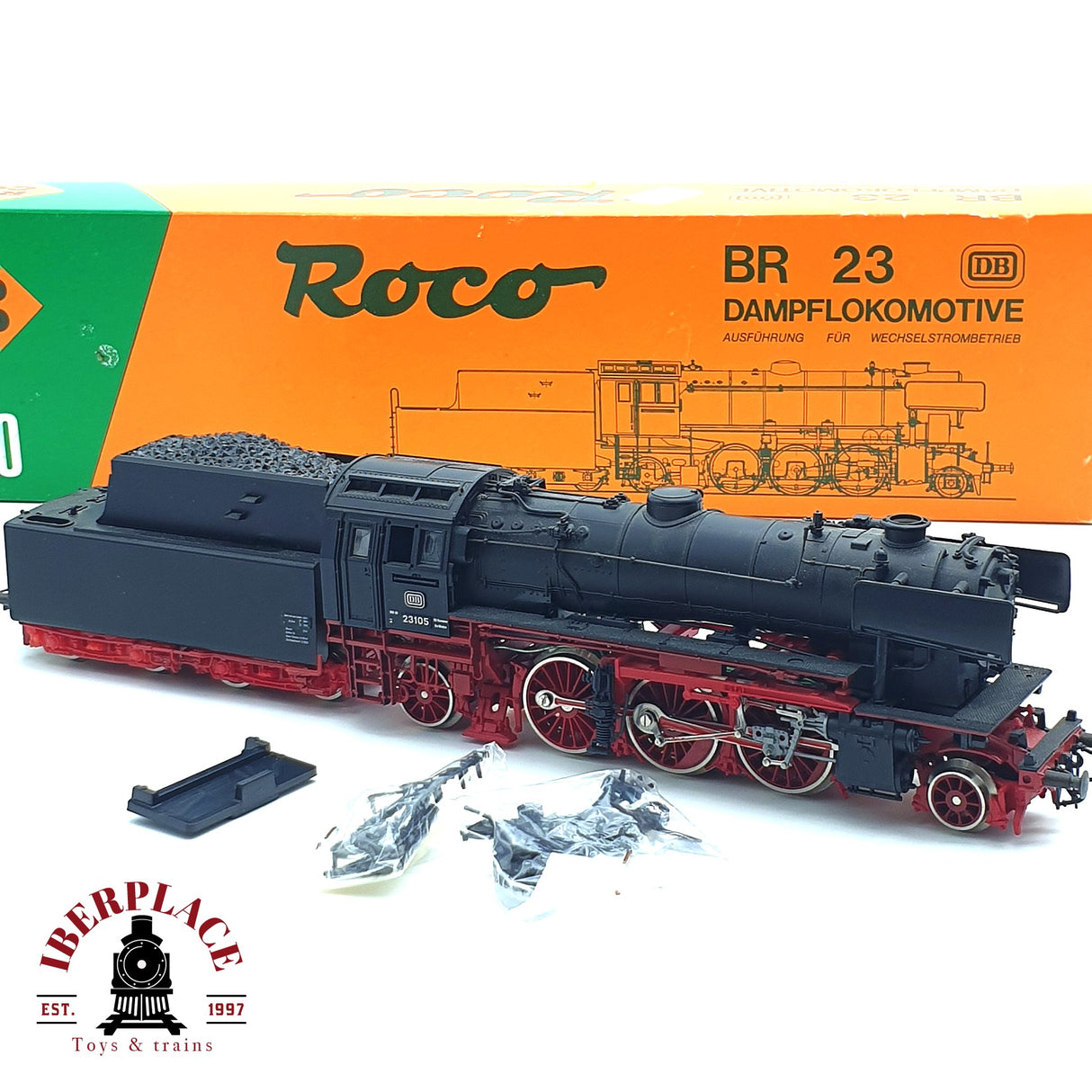 ♻️ AC Roco 14120A Locomotora BR 23 105 DB H0 escala 1:87 E17