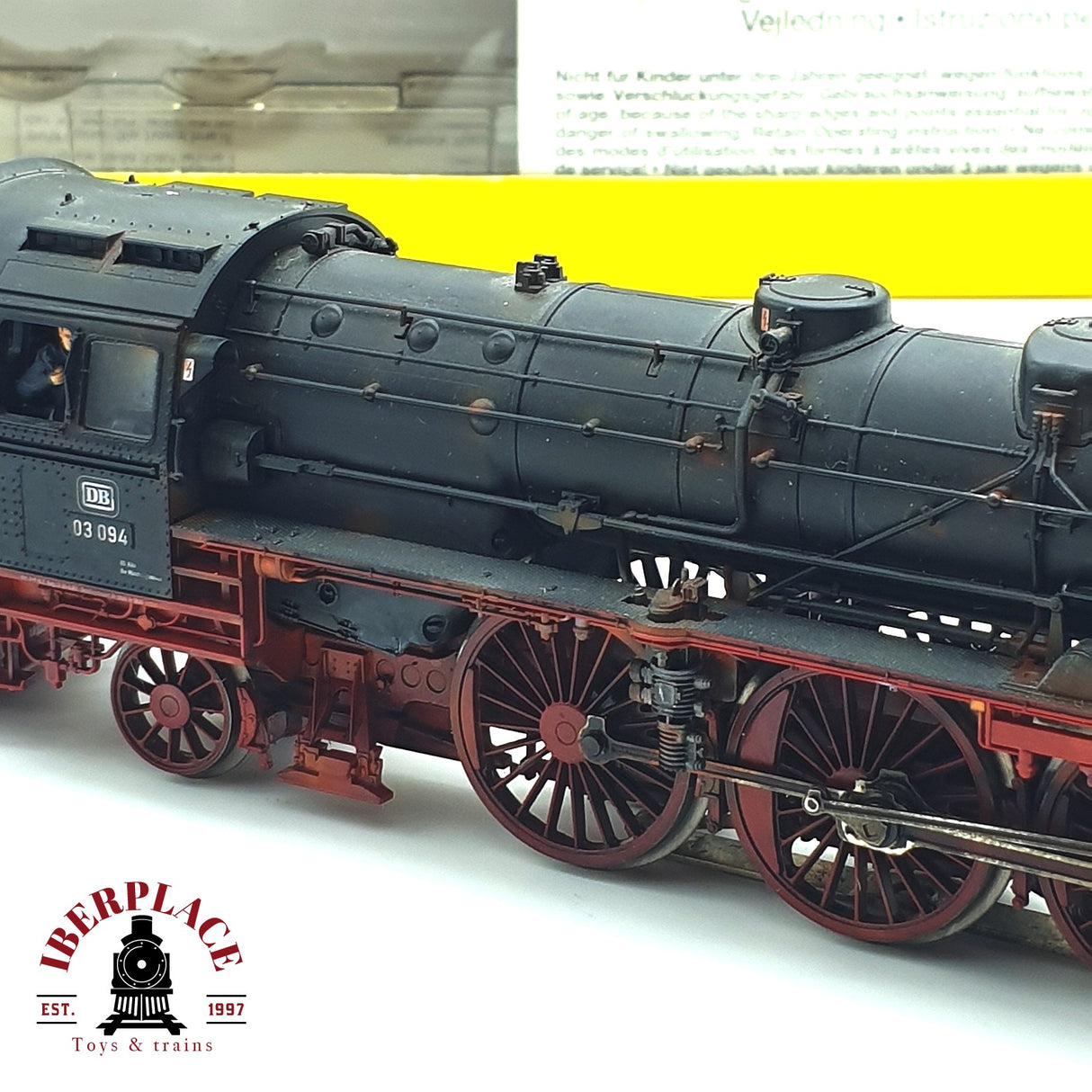 ♻️ AC Fleischmann Digital Locomotora envejecida BR 03 094 DB H0 escala 1:87 E17