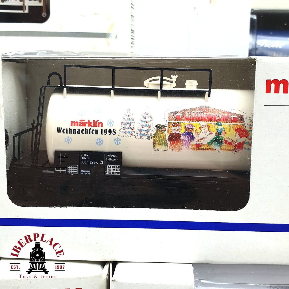 ♻️ Märklin 14x Vagones mercancias colección naavidad sin usar H0 escala 1:87 E17
