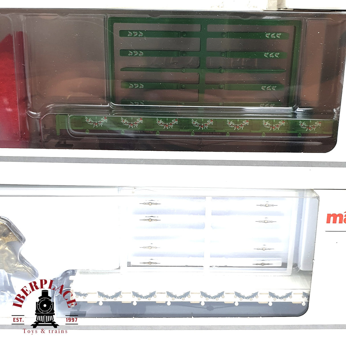 ♻️ Märklin 14x Vagones mercancias colección naavidad sin usar H0 escala 1:87 E17