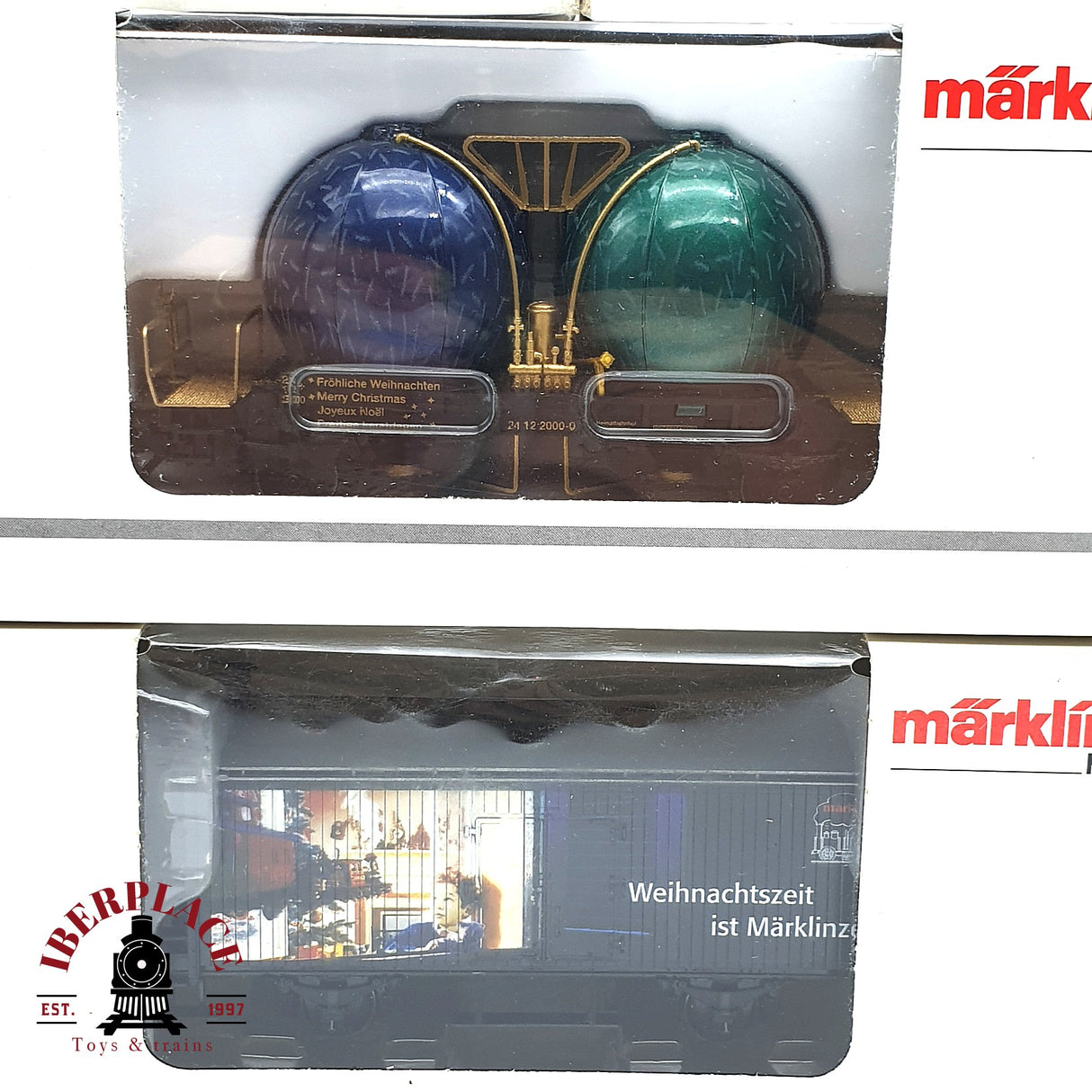 ♻️ Märklin 14x Vagones mercancias colección naavidad sin usar H0 escala 1:87 E17