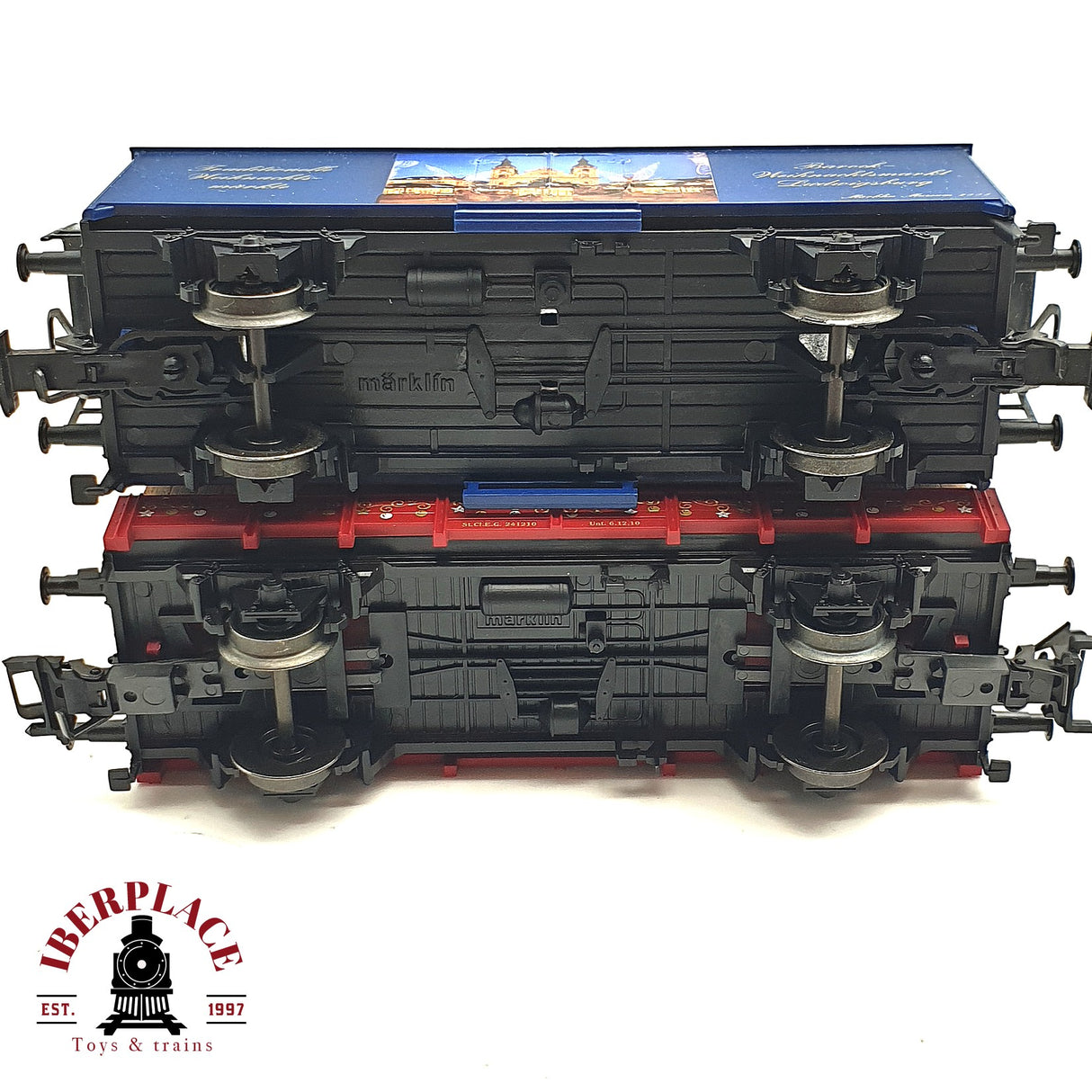 ♻️ Märklin 14x Vagones mercancias colección naavidad sin usar H0 escala 1:87 E17