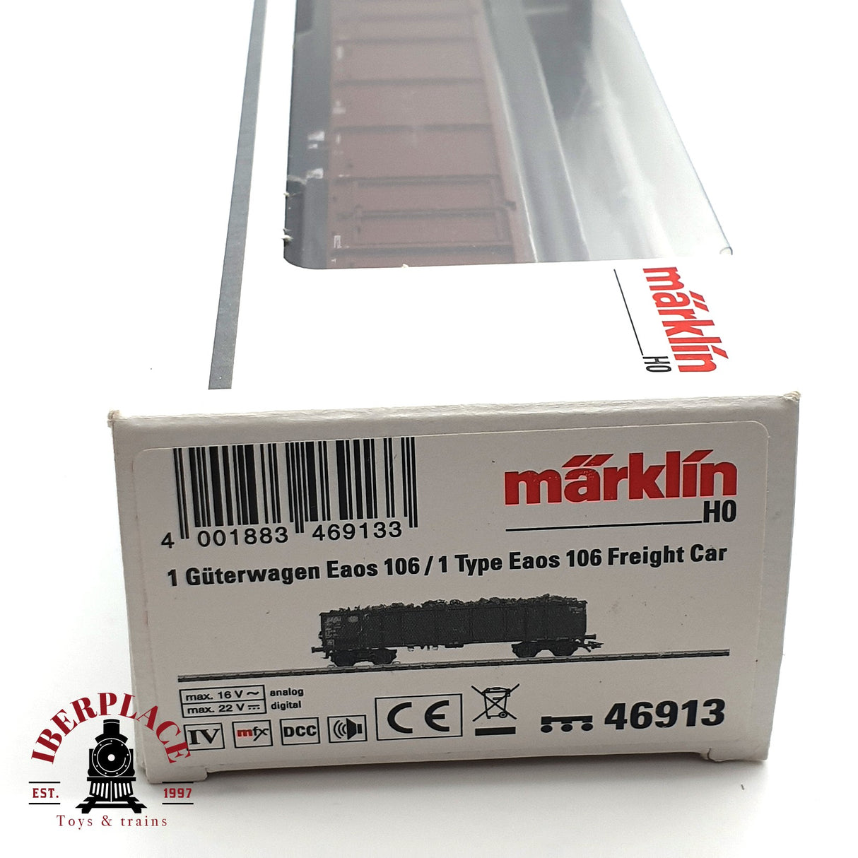 ♻️ Märklin 46913 vagón abierto Type Eaos 106 DB H0 escala 1:87 E17