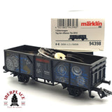 ♻️ Märklin 94398 vagón de bordes altos con repuestos de carga H0 escala 1:87 E17