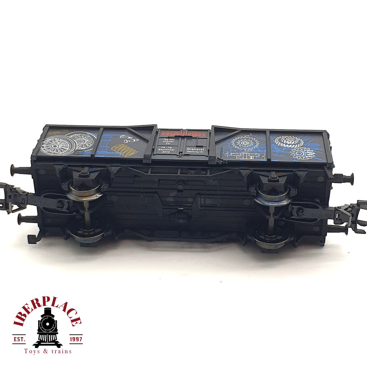 ♻️ Märklin 94398 vagón de bordes altos con repuestos de carga H0 escala 1:87 E17