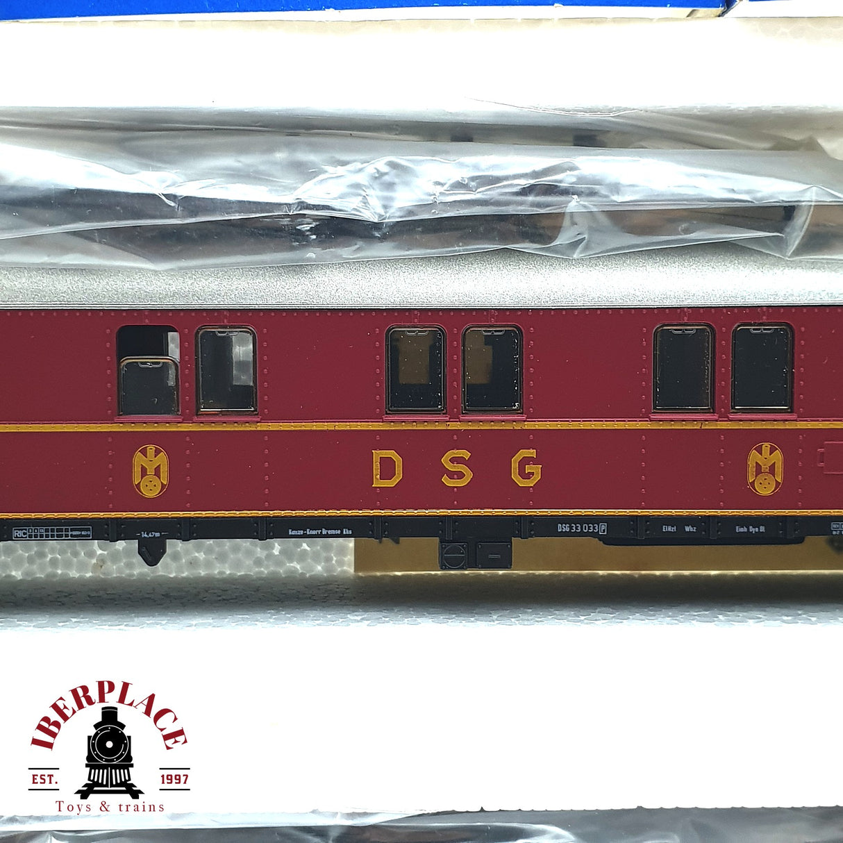 ♻️ DC 3x Roco vagones pasajeros vagon correos DSG Clase 2 DB H0 escala 1:87 E17