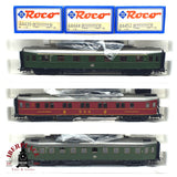 ♻️ DC 3x Roco vagones pasajeros Clase 2 DSG coche cama DB H0 escala 1:87 E17