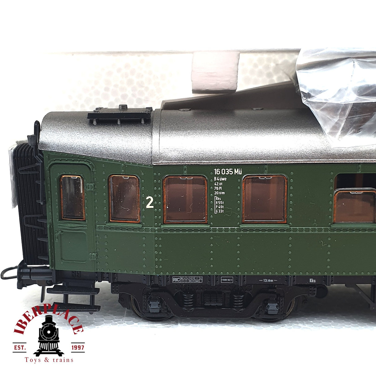 ♻️ DC 3x Roco vagones pasajeros vagon correos DSG Clase 2 DB H0 escala 1:87 E17