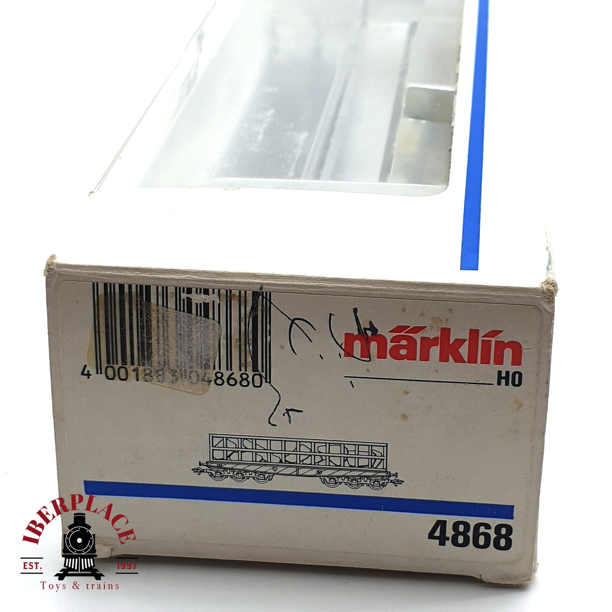 ♻️ Märklin 4868 vagón plataforma ÖBB con piedras H0 escala 1:87 E17