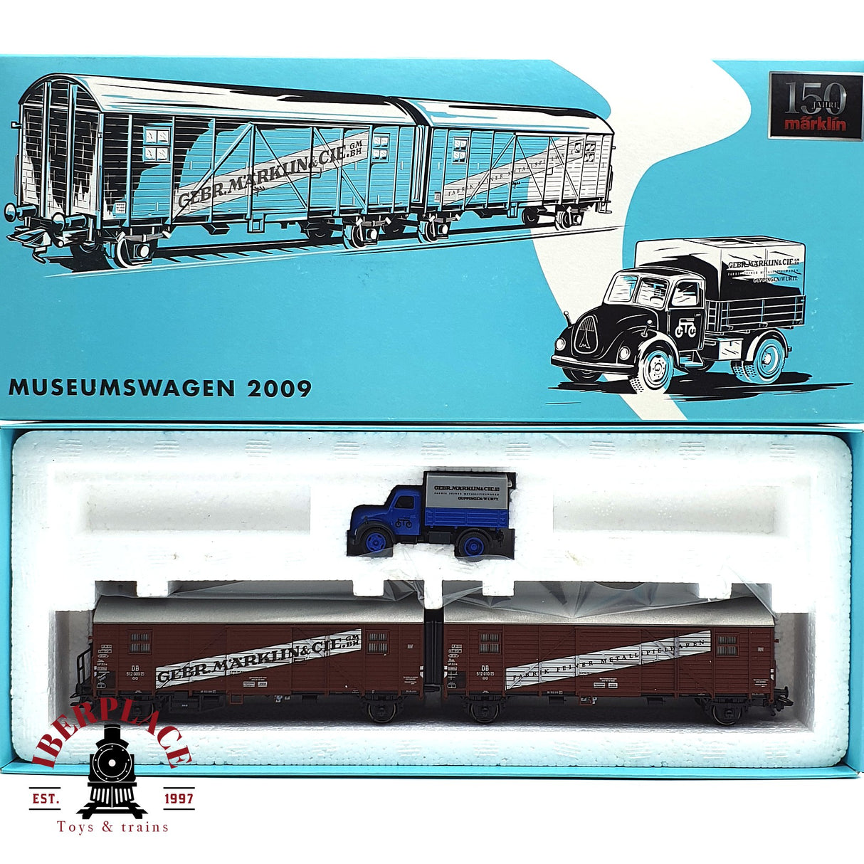 ♻️ AC Märklin 48009 vagón cerrado museumswagen 2009 DB H0 escala 1:87 E17
