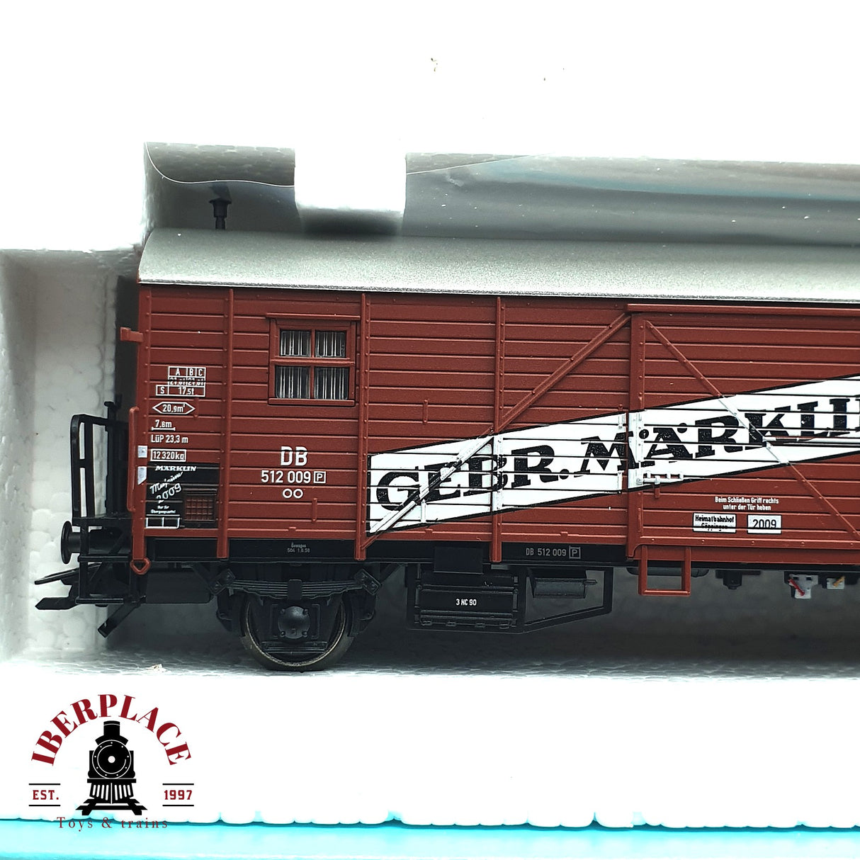 ♻️ AC Märklin 48009 vagón cerrado museumswagen 2009 DB H0 escala 1:87 E17