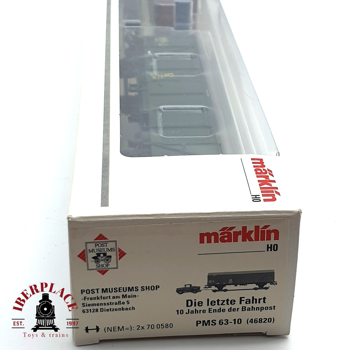 ♻️ Märklin 46820 vagón Museum Shop PMS 63-10 H0 escala 1:87 E17