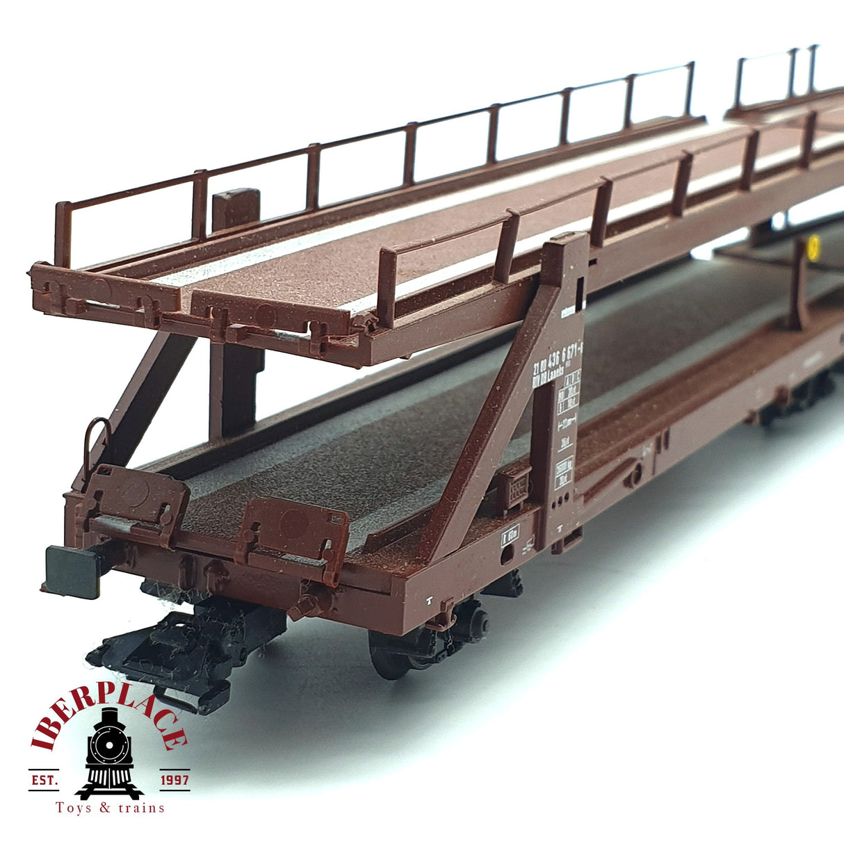♻️ Märklin 4712 vagón porta coches de doble piso DB H0 escala 1:87 E17