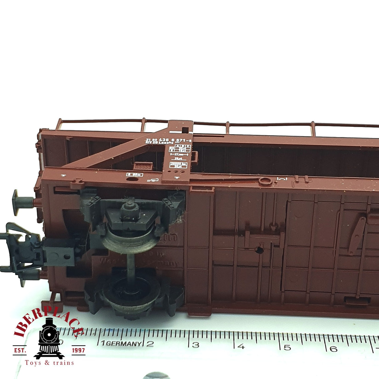 ♻️ Märklin 4712 vagón porta coches de doble piso DB H0 escala 1:87 E17