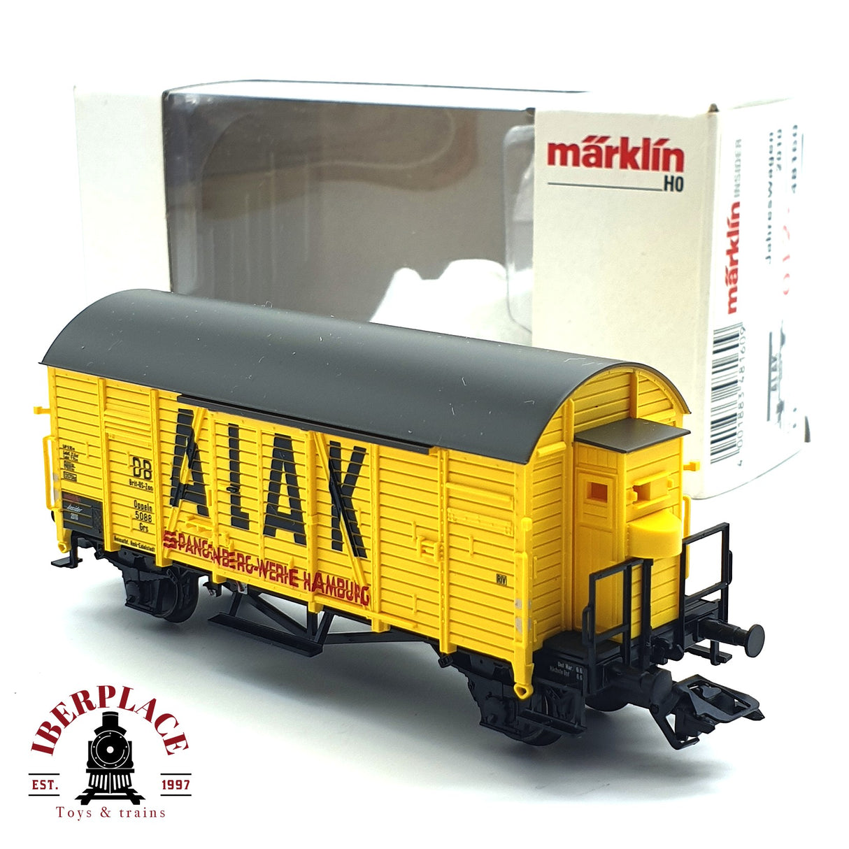 ♻️ Märklin 48160 vagón cerrado anual 2010 ALAK DB H0 escala 1:87 E17