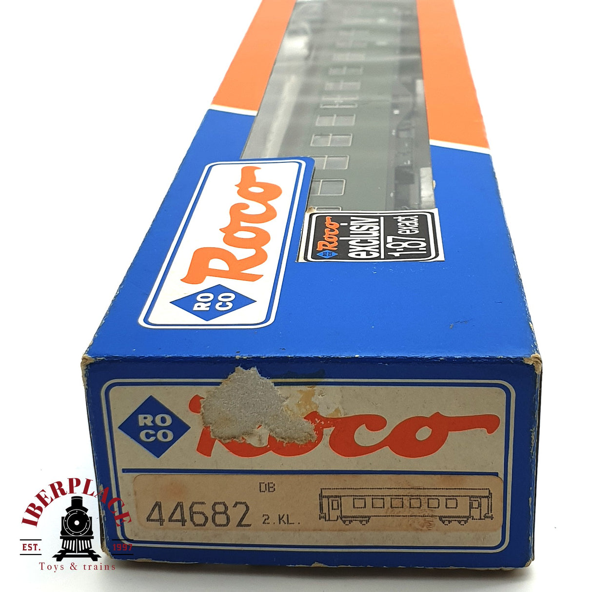 ♻️ DC Roco 44682 vagón pasajeros DB clase 2 H0 escala 1:87 E17