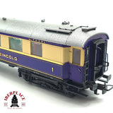 ♻️ DC Liluiput 82400 vagón salón Rheinlgold Mitropa DRG  H0 escala 1:87 E17