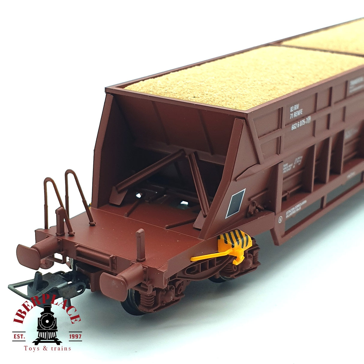💡DC Electrotren 5751 vagón Tolva Transfesa con gravilla RENFE H0 escala 1:87 A22