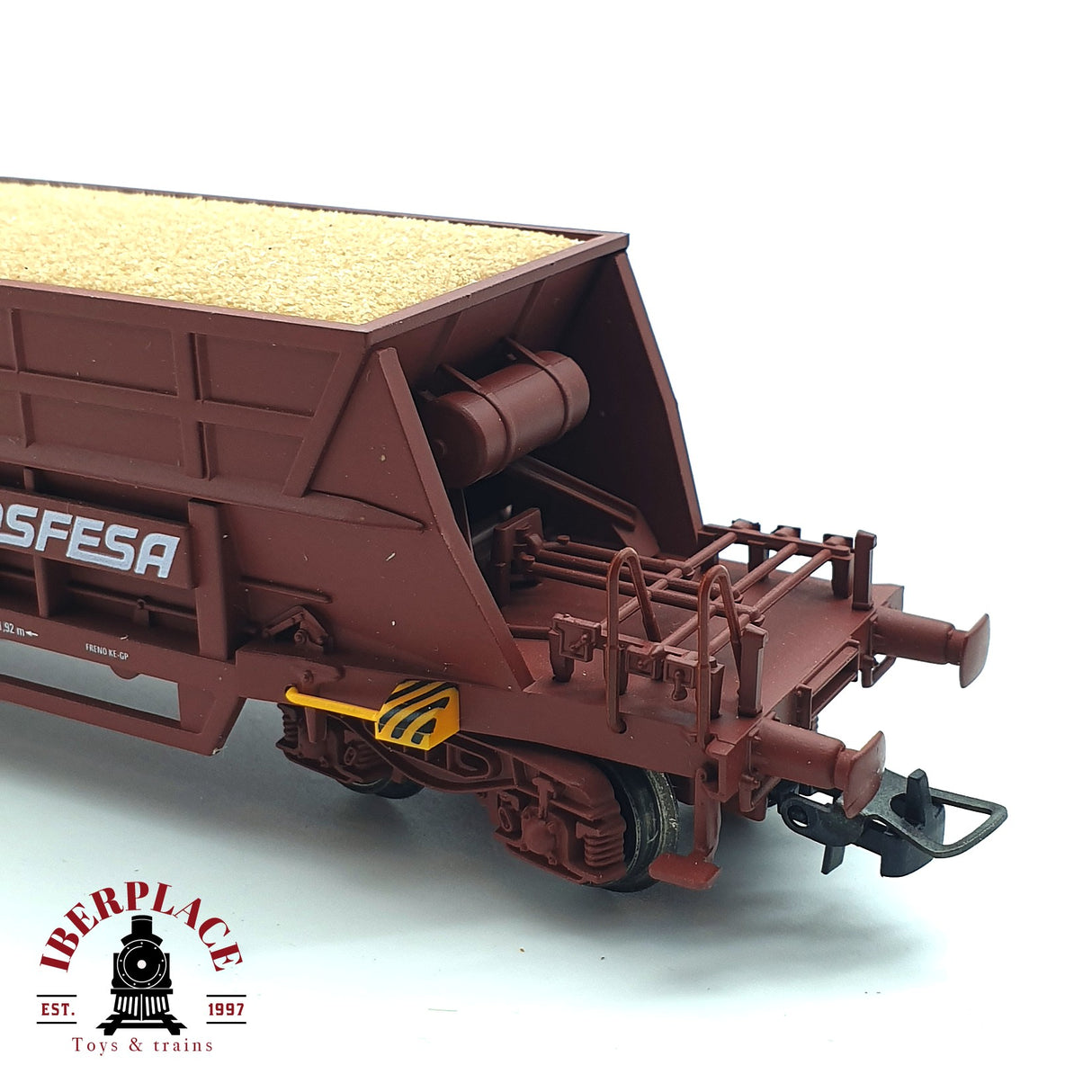 💡DC Electrotren 5751 vagón Tolva Transfesa con gravilla RENFE 662 H0 escala 1:87 A22