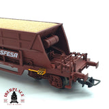 💡DC Electrotren 5751 vagón Tolva Transfesa con gravilla RENFE 662 H0 escala 1:87 A22