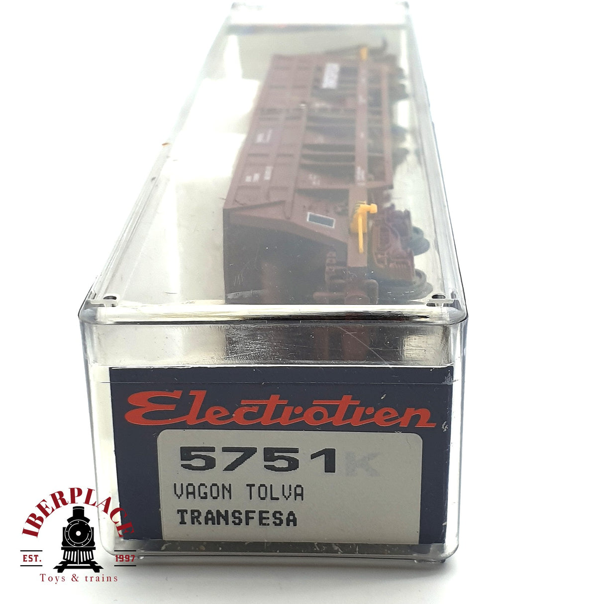 💡DC Electrotren 5751 vagón Tolva Transfesa con gravilla RENFE 662 H0 escala 1:87 A22
