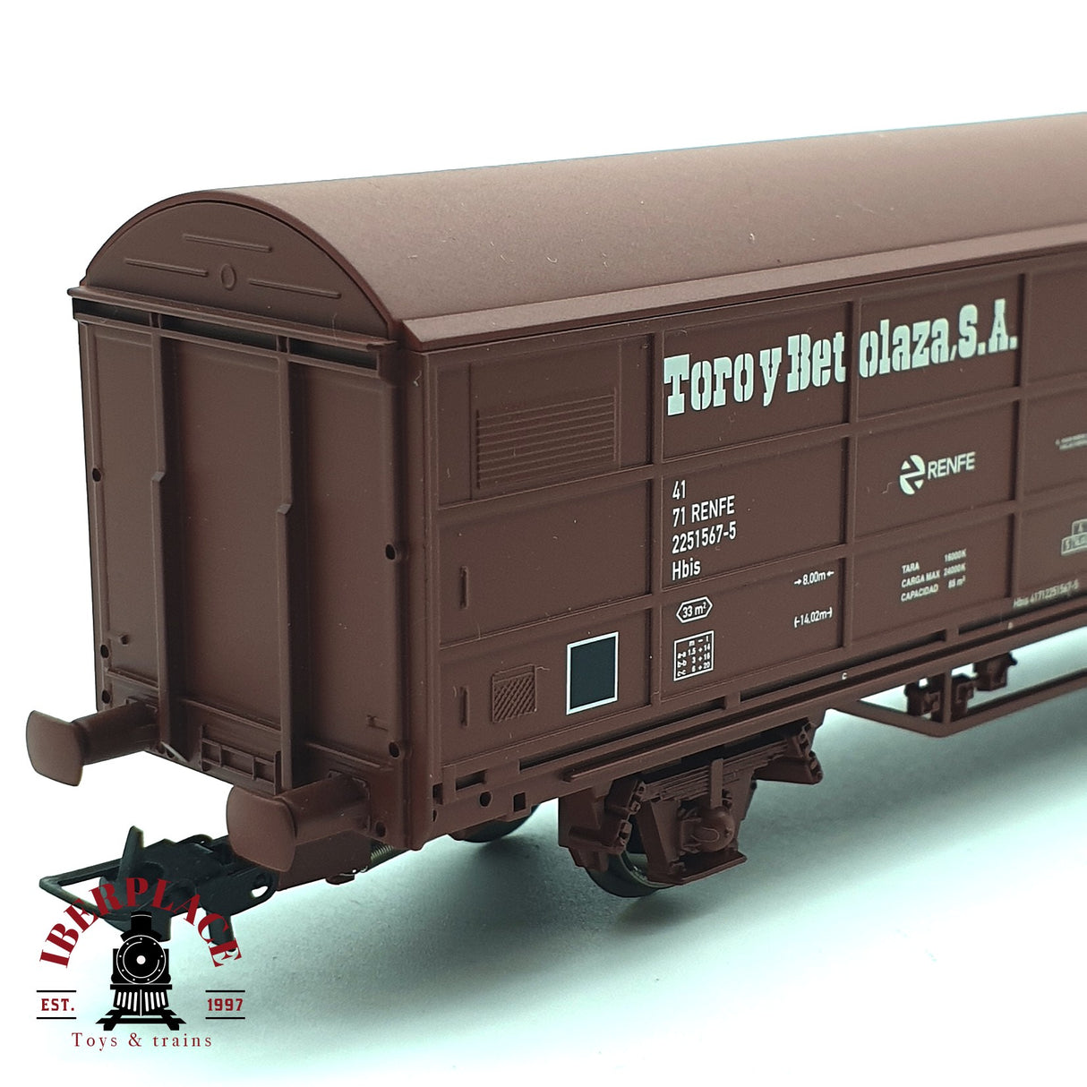 💡DC Electrotren 1761K vagón cerrado JPD Toro y Betolaza Ep V RENFE H0 escala 1:87 A22 2/4