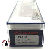 💡DC Electrotren 1761K vagón cerrado JPD Toro y Betolaza Ep V RENFE H0 escala 1:87 A22 3/4