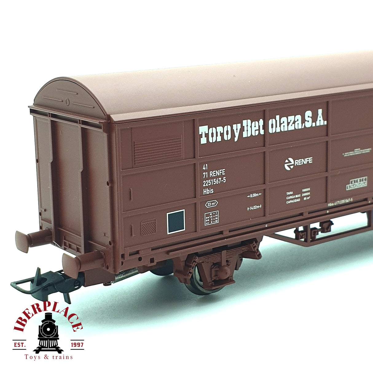 💡DC Electrotren 1761K vagón cerrado JPD Toro y Betolaza Ep V RENFE H0 escala 1:87 A22 4/4