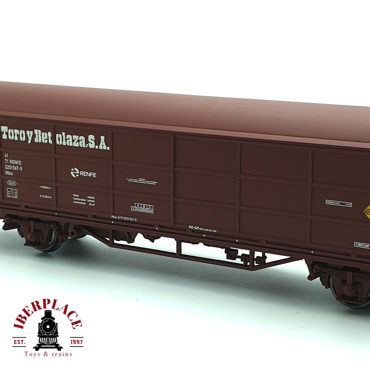💡DC Electrotren 1761K vagón cerrado JPD Toro y Betolaza Ep V RENFE H0 escala 1:87 A22 4/4