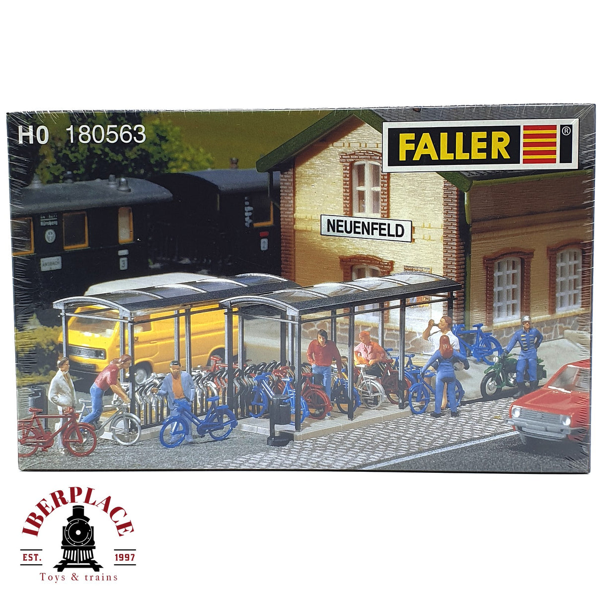 💡 Faller 180563 Aparcamiento para bicicletas Kit de montaje H0 escala 1:87 E18
