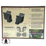 💡 Faller 484 Conjunto de cabezales de puente Kit de montaje H0 escala 1:87 E18