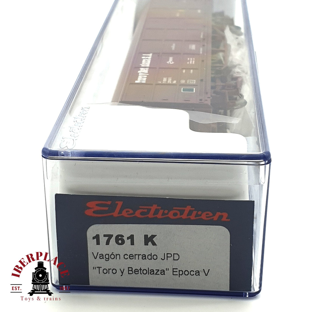 💡DC Electrotren 1761K vagón cerrado JPD Toro y Betolaza Ep V RENFE H0 escala 1:87 A22 4/4