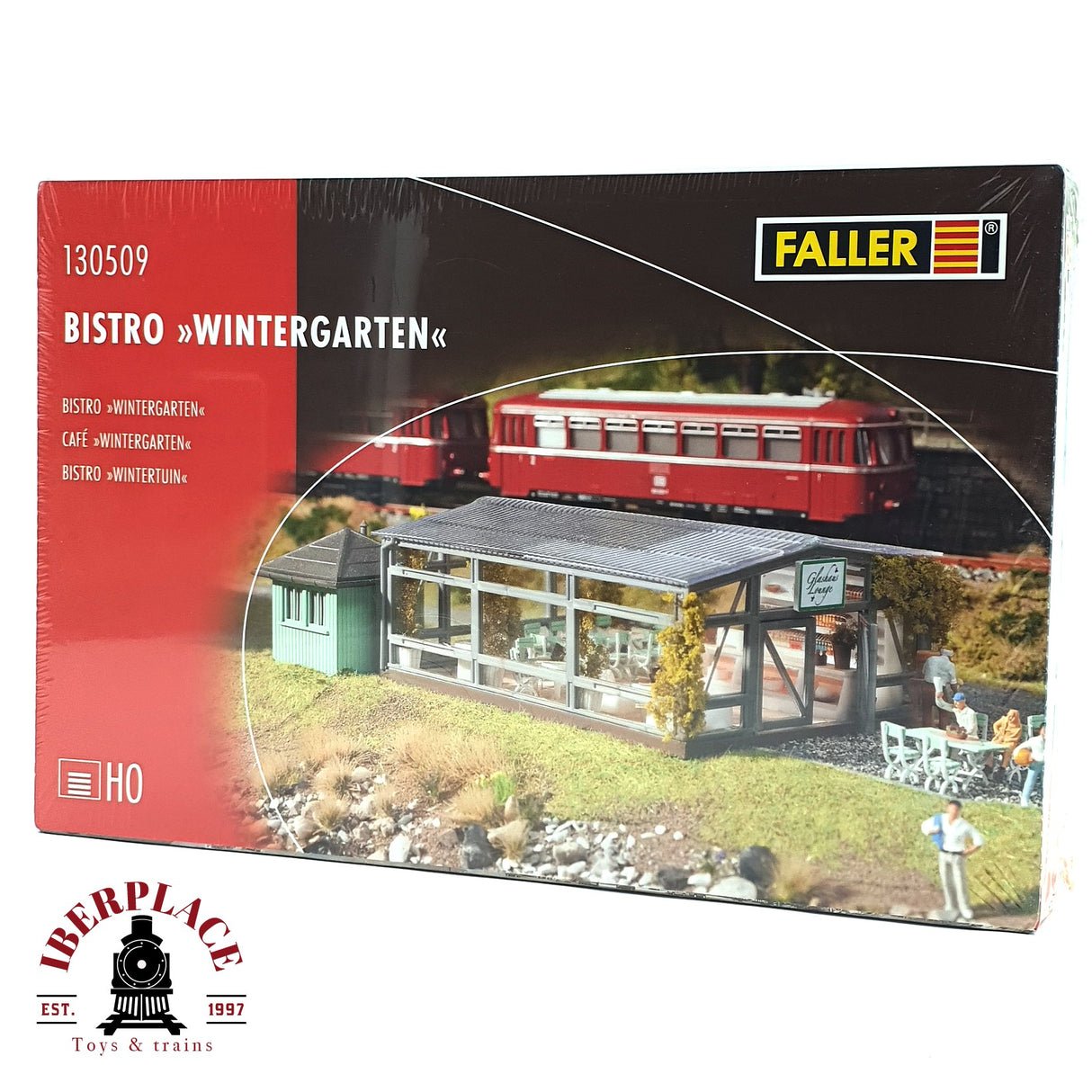 💡 Faller 130509 Bistró con terraza acristalada Kit de montaje H0 escala 1:87 E18