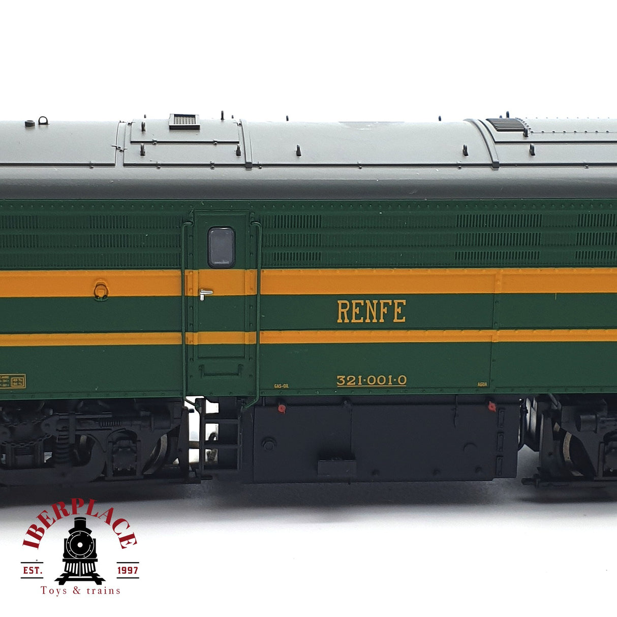💡AC Electrotren 3101S Digital Locomotora RENFE 321 verde y amarillo Ep IV H0 escala 1:87 A22