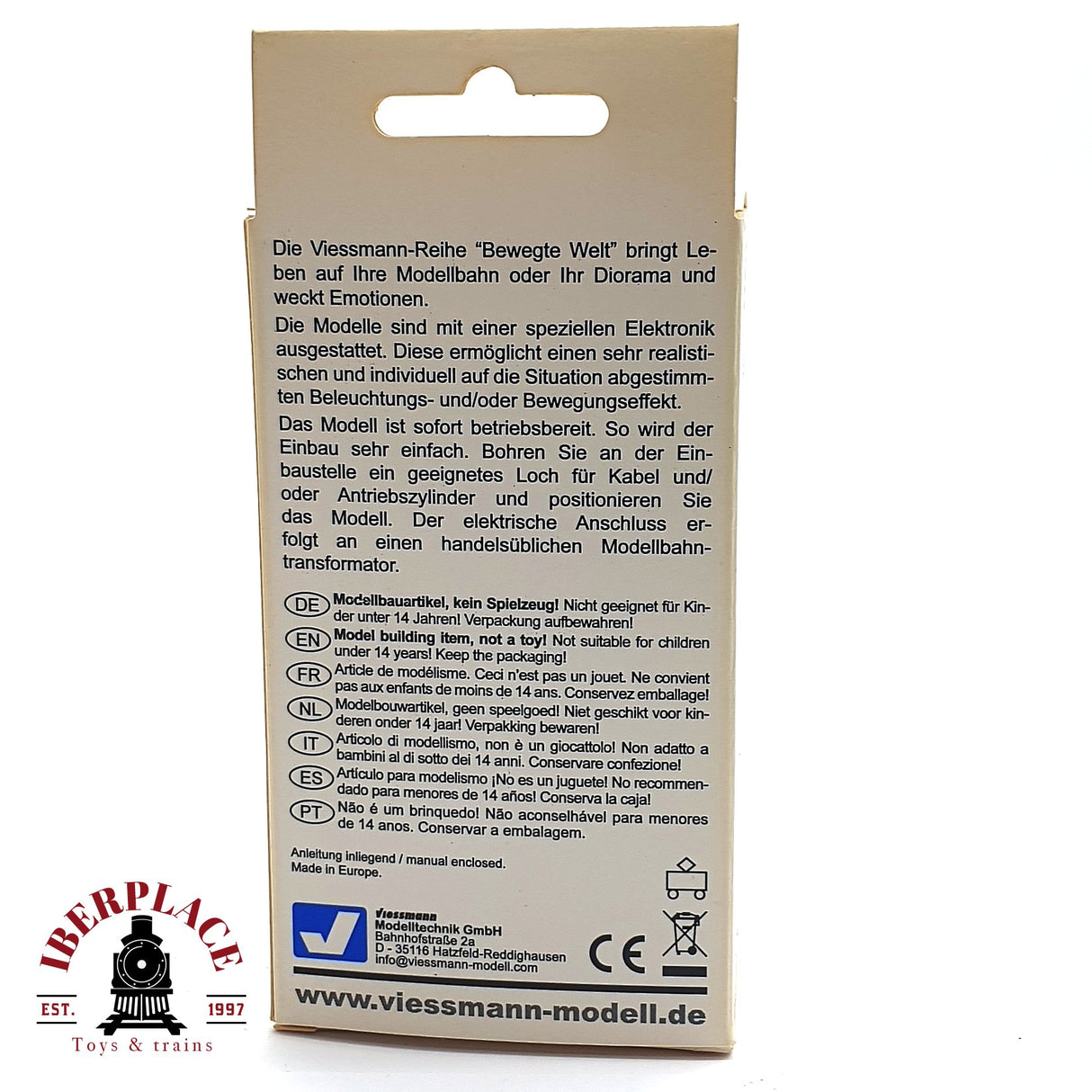 💡 Viessmann 1550 Guardia de la barrera, en movimiento  H0 escala 1:87 E18
