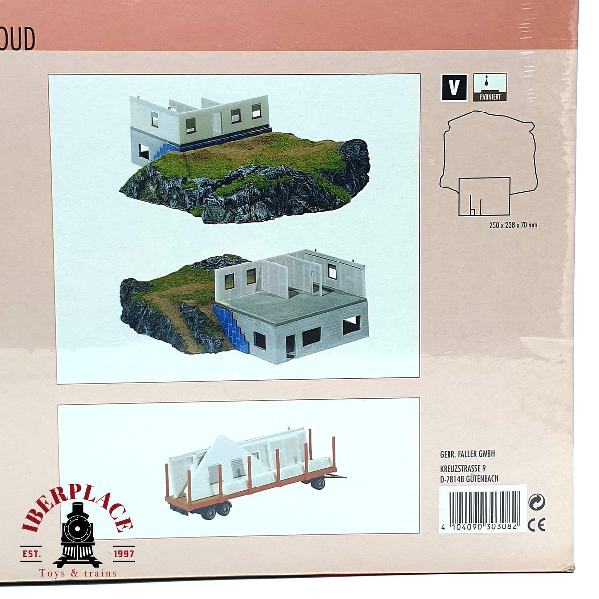 💡 Faller 130308 Casa prefabricada en construcción Kit de montaje H0 escala 1:87 E18