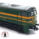 💡AC Electrotren 3101S Digital Locomotora RENFE 321 verde y amarillo Ep IV H0 escala 1:87 A22