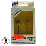 💡 Viessmann 5095 Semáforo con señal para peatones y LED H0 escala 1:87 E18
