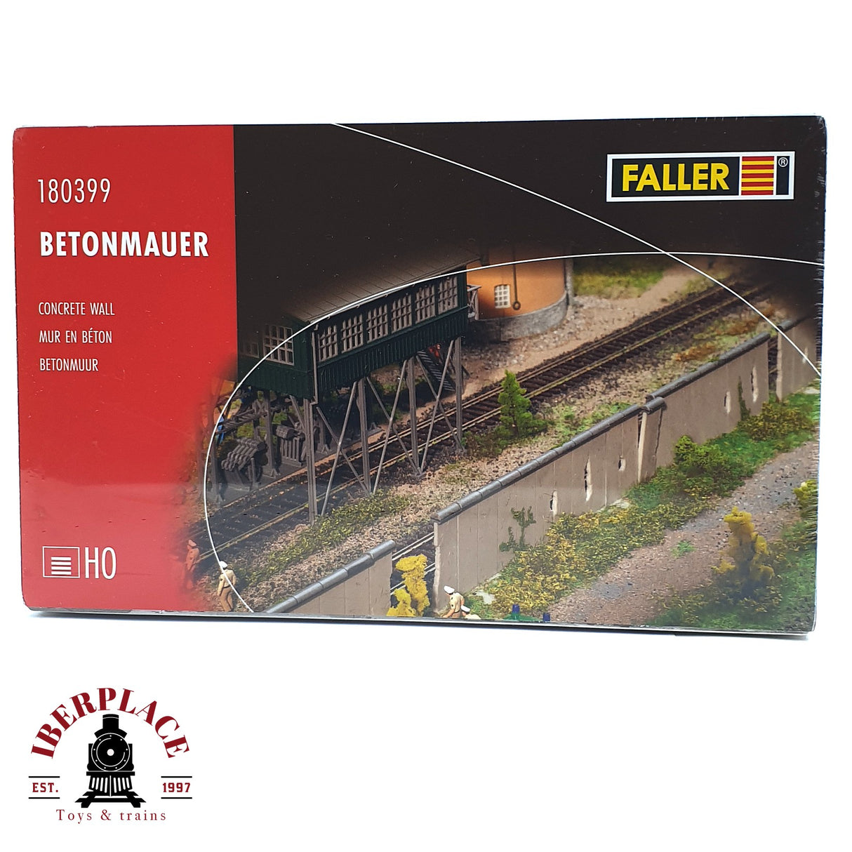 💡 Faller 180399 Muro de hormigón Kit de montaje H0 escala 1:87 E18