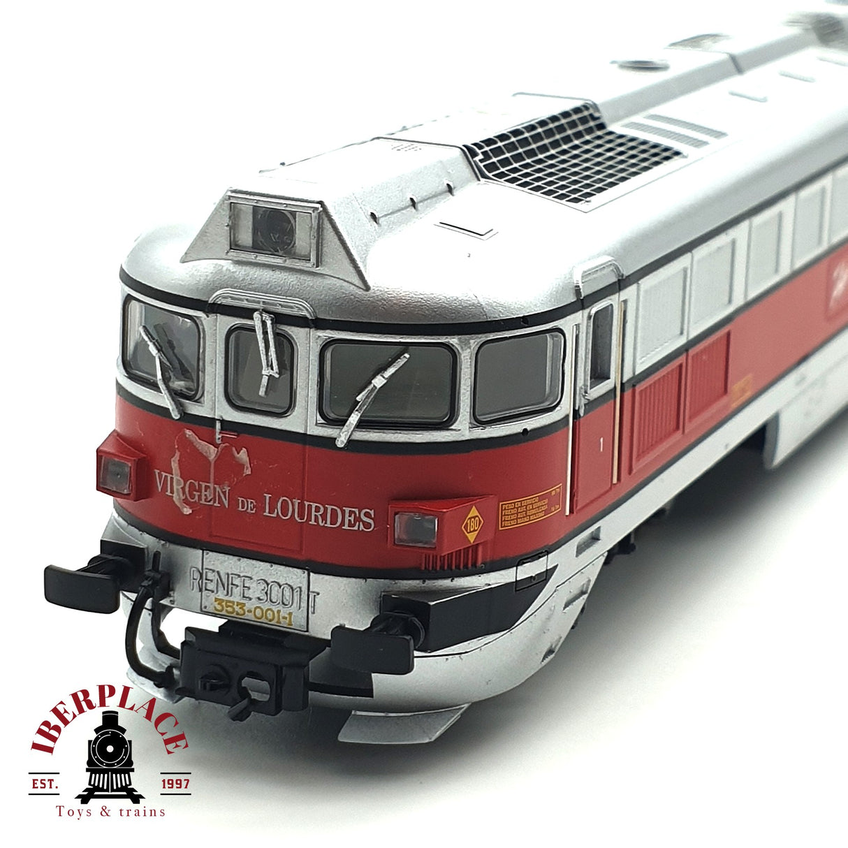 💡AC Electrotren 2302 Locomotora RENFE 353 001 Virgen de Lourdes H0 escala 1:87 A22