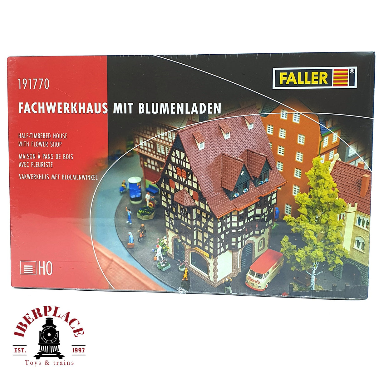 💡 Faller 191770 casa con floristeria Kit de montaje H0 escala 1:87 E18