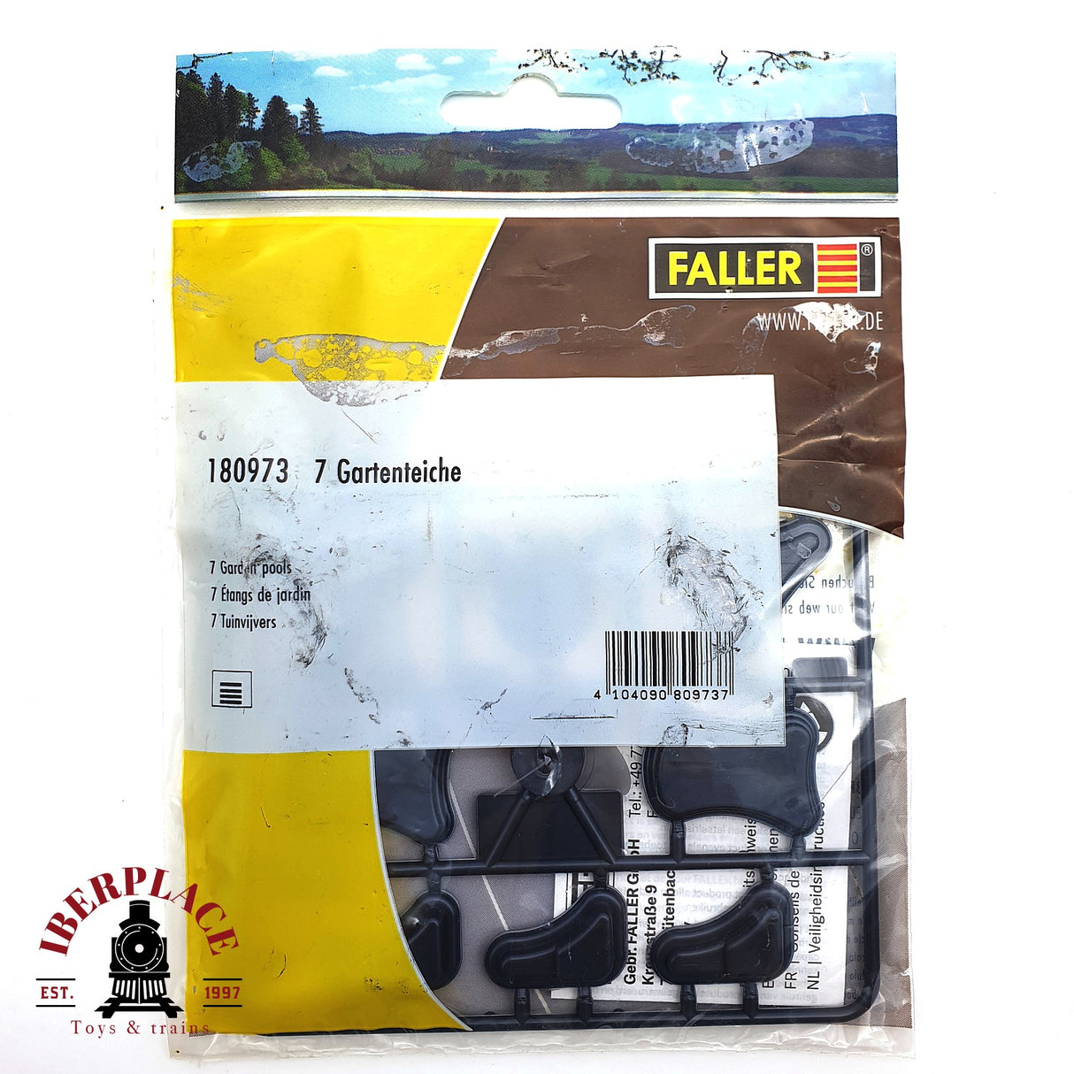 💡 Faller 180973 Estanques de jardín kit de montaje H0 escala 1:87 E18