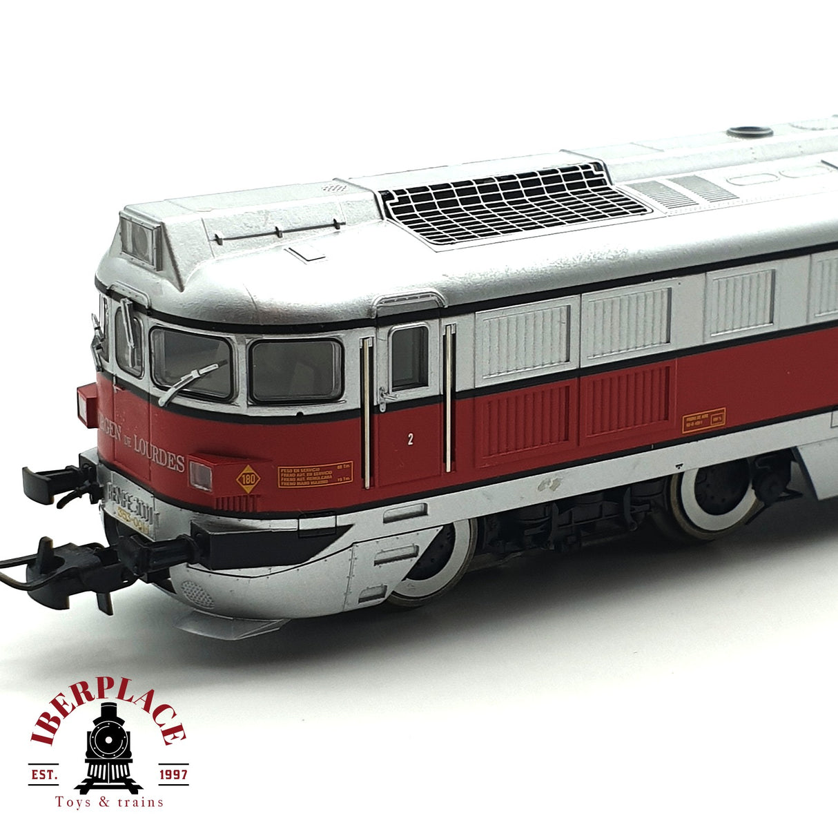 💡AC Electrotren 2302 Locomotora RENFE 353 001 Virgen de Lourdes H0 escala 1:87 A22