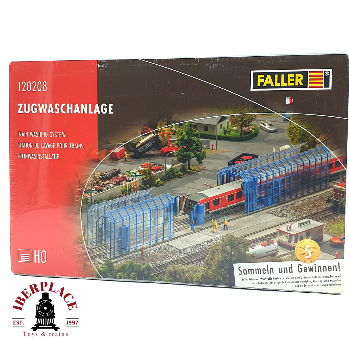 💡 Faller 120208 Instalación de lavado de trenes Kit de montaje H0 escala 1:87 E18