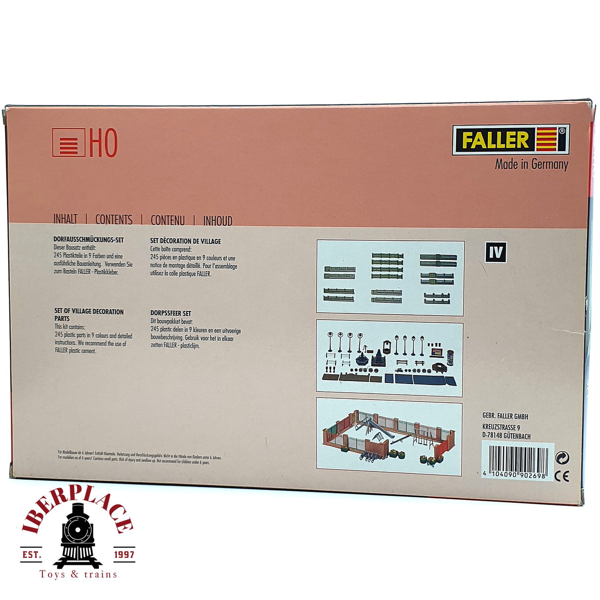 💡 Faller 190269 decoracion del pueblo Kit de montaje H0 escala 1:87 E18