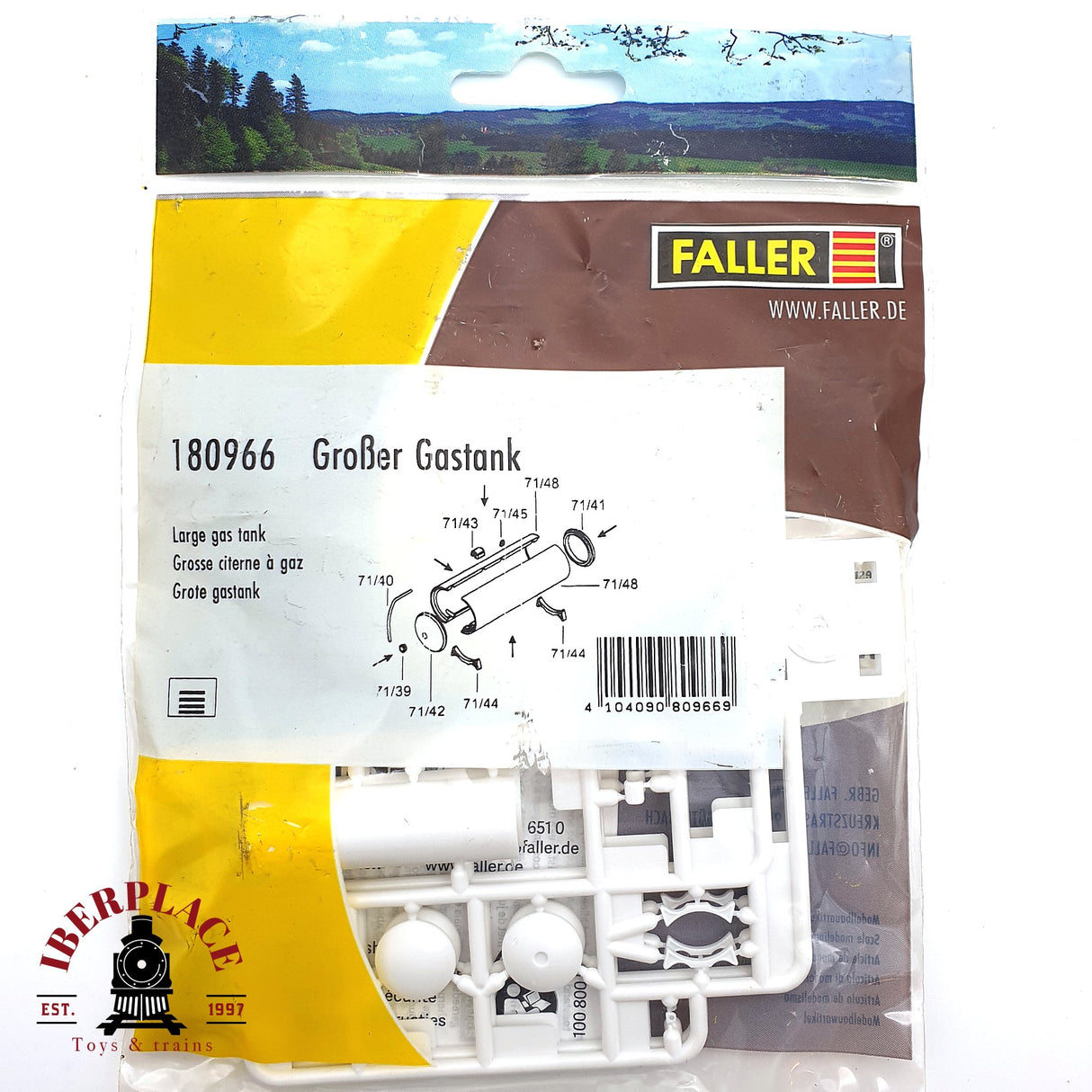 💡 Faller 180966 Depósito de gas grande kit de montaje H0 escala 1:87 E18